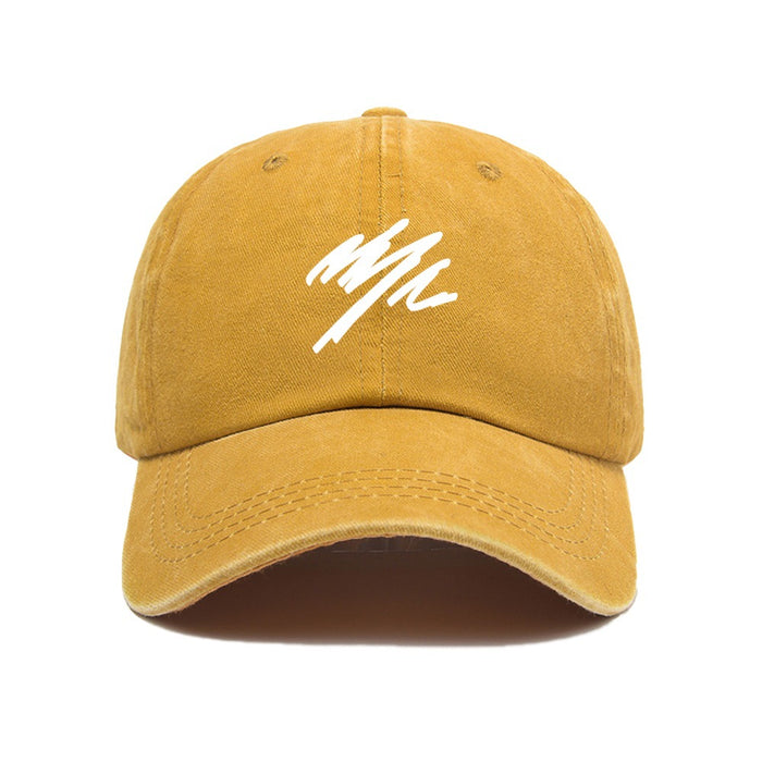 Wholesale Duck cap with simple letter print and deep top, versatile wide brimmed big toe baseball cap