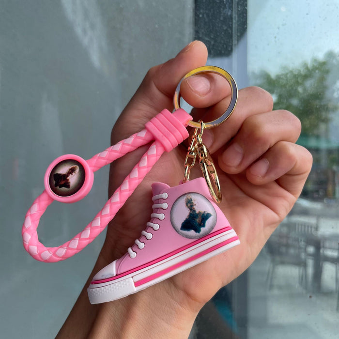 Wholesale Creative shoe keychain, car keychain, exquisite couple bag, pendant, hanging decoration, small gift wholesale