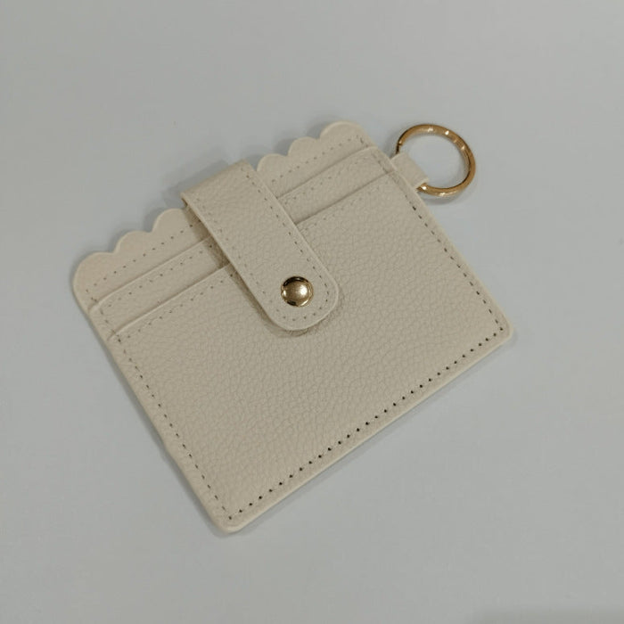 Wholesale PU Leather Card Holder Keychain JDC-KC-JinHan001