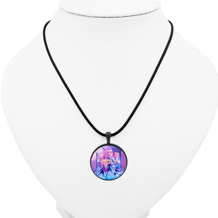 Wholesale Cartoon Anime Pendant Jewelry Sweater Chain Necklace