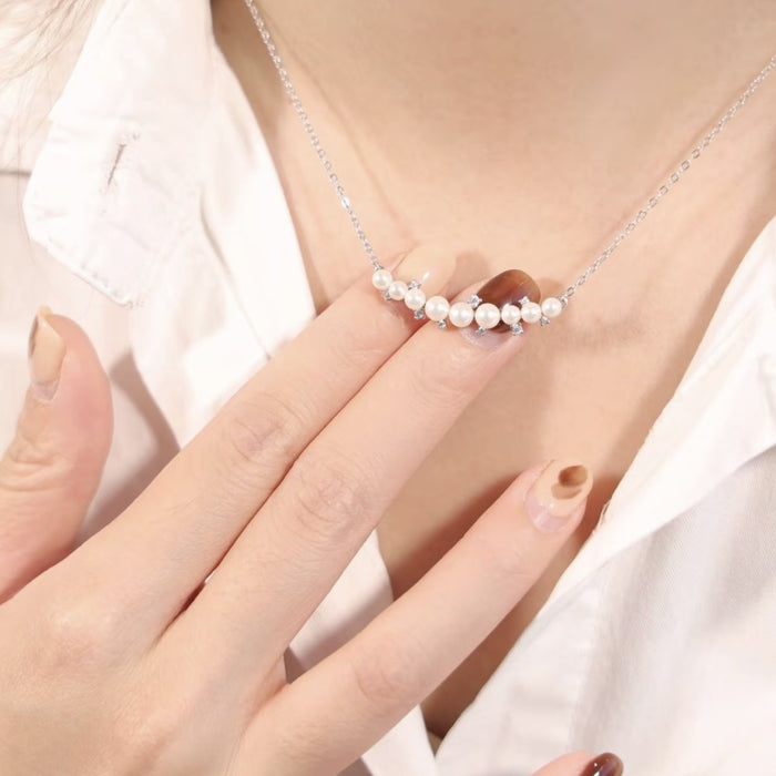 Wholesale Necklace, light luxury, elegant, high-end, necklace, temperament pendant, collarbone chain