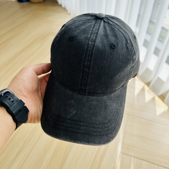 Wholesale The new washed cotton soft top duckbill cap is suitable for versatile baseball caps