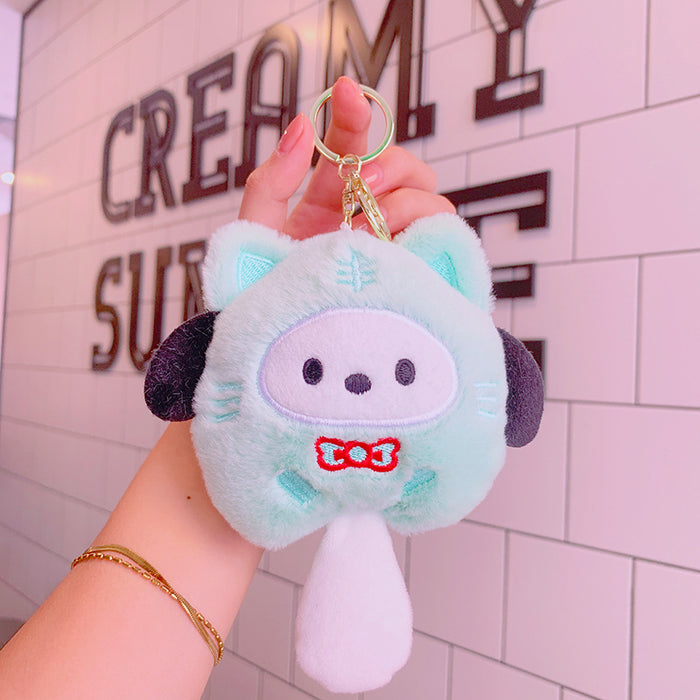 Wholesale Cute Plush Cartoon Doll Keychains JDC-KC-LiuFan023