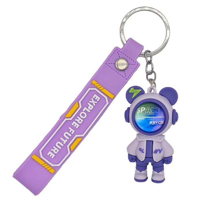 Wholesale New Keychain Space Man Cartoon Pendant Doll Car Keychain Pendant Small Gift