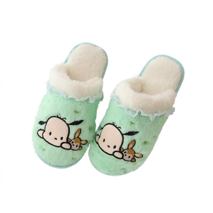 Wholesale Cartoon Cute Autumn and Winter Plush Cotton Slippers JDC-SP-MKA004