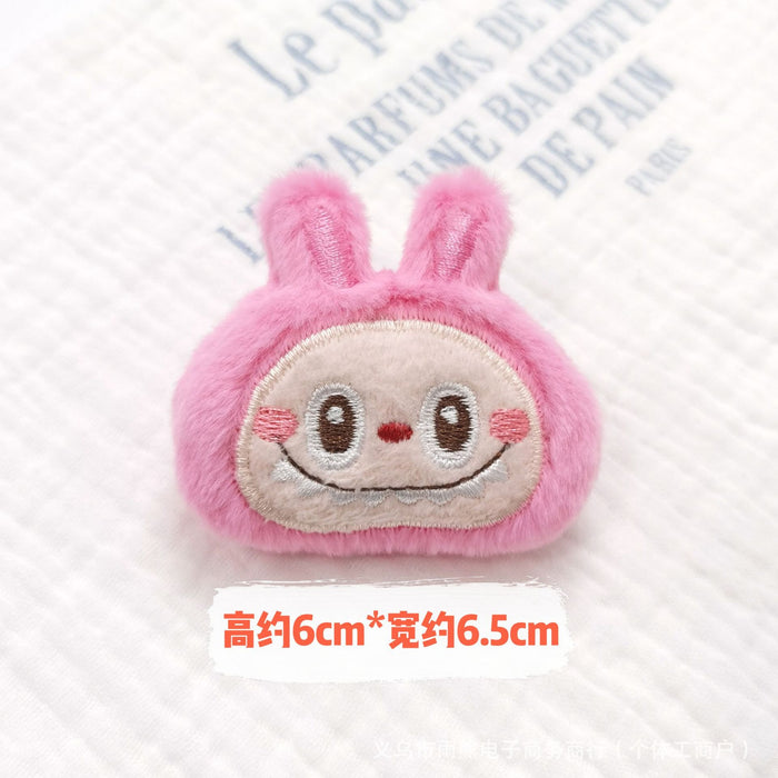 Wholesale Cute Cartoon Plush Rabbit Plush Pendant  Brooch Shoe Clothing Hair Accessory Bag Accessory