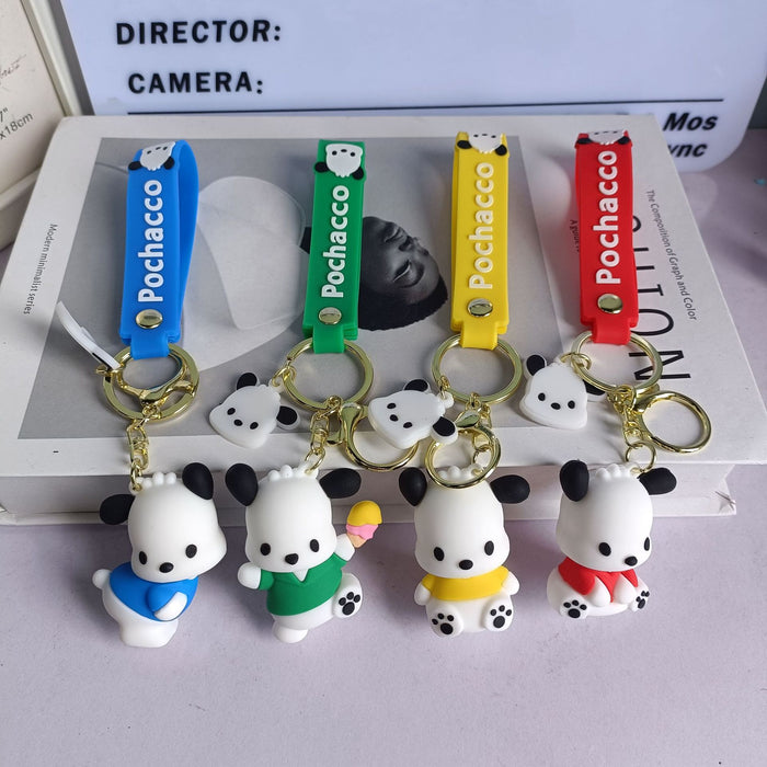 Wholesale Cartoon Silicone Doll Keychain JDC-KC-MingT041