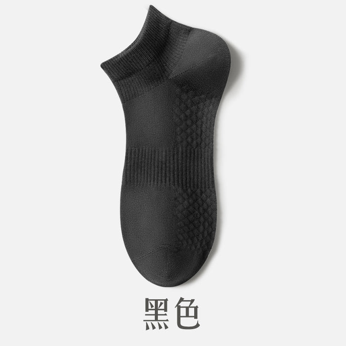 Wholesale Cotton yarn boat socks breathable short socks