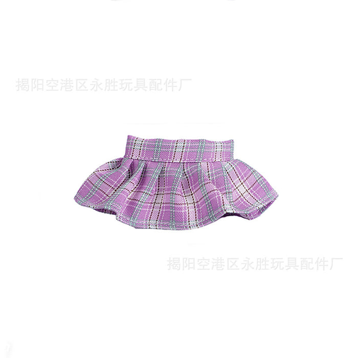 Wholesale 6pcs/set Only Clothes Are Suitable for Vinyl Dolls,  Plush Dolls and Other Wearable Wool Clothes to Change Clothes