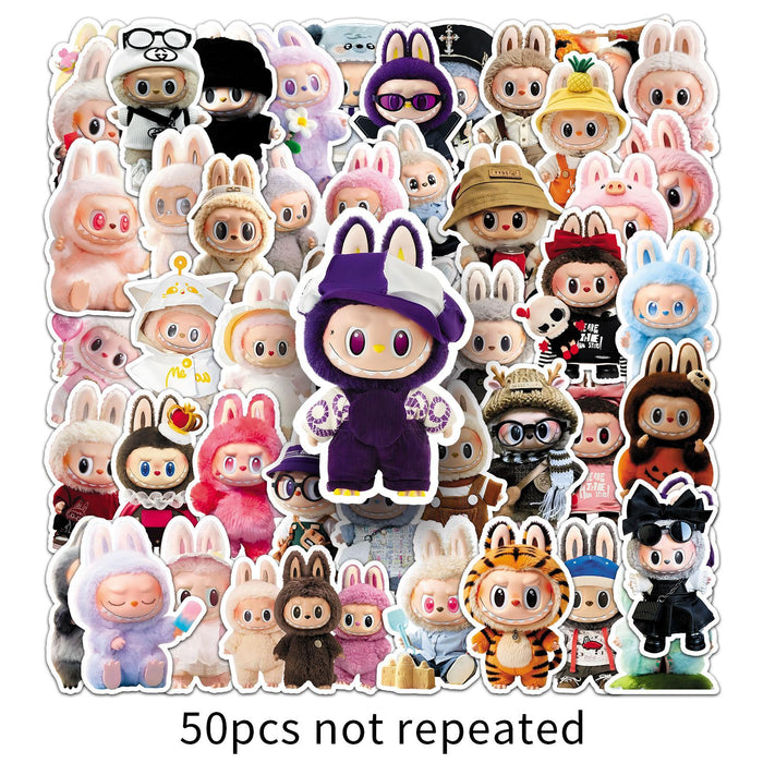 Wholesale 50pcs Doll Stickers Cartoon Cute Doodle Stickers