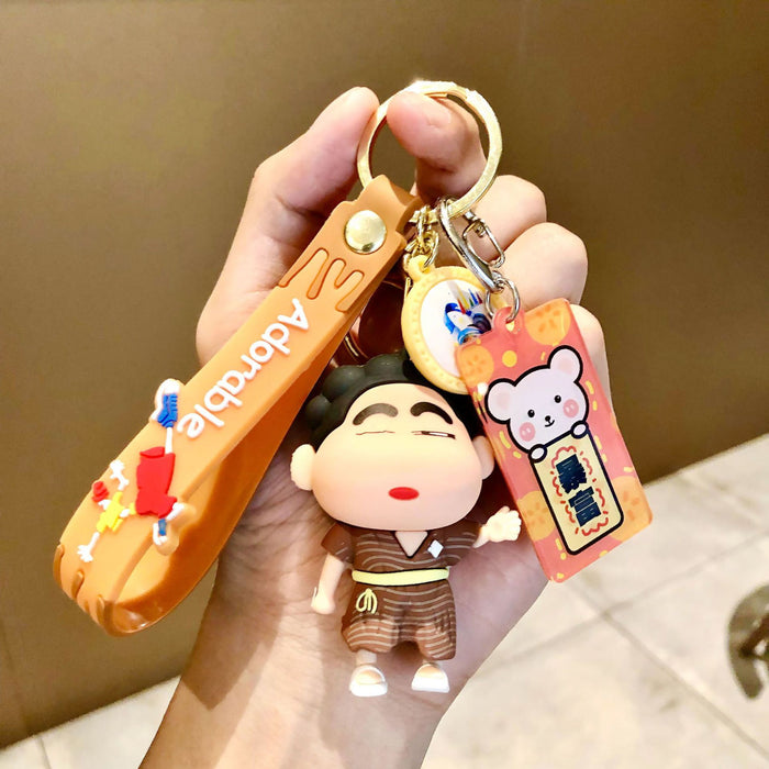 Wholesale  Key Chain Cartoon Car Key Pendant Men and Women Couple School Bag Hanging Ornaments