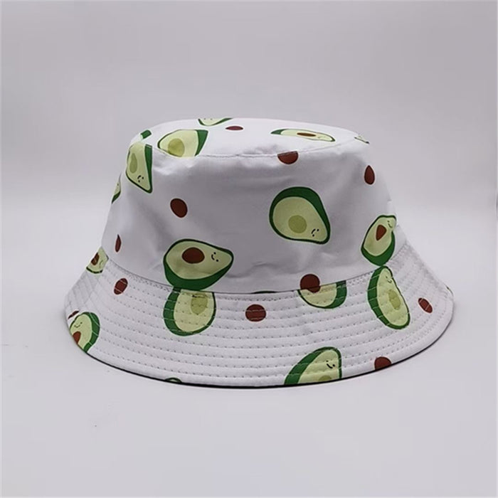 Wholesale  creative avocado  adult casual sunshade basin hat