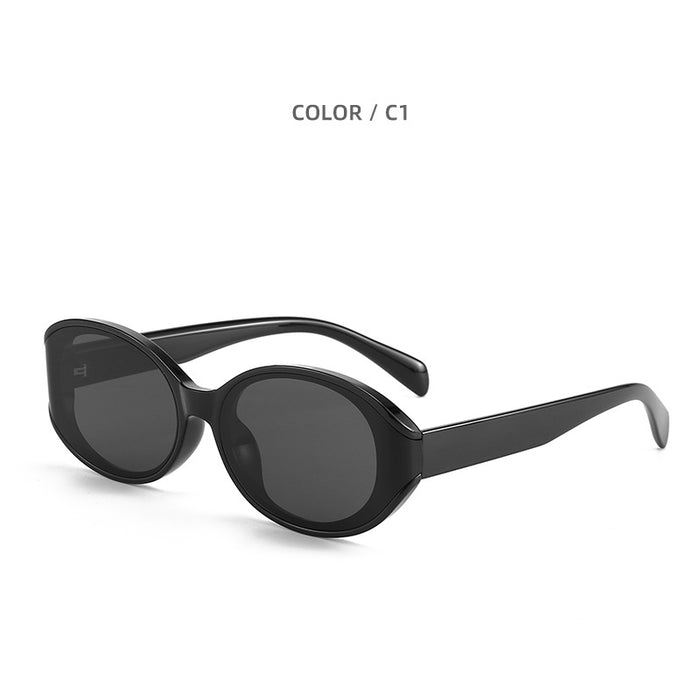 Wholesale Cat's Eye Sunglasses Black Sunglasses UV resistant Versatile Glasses for Driving