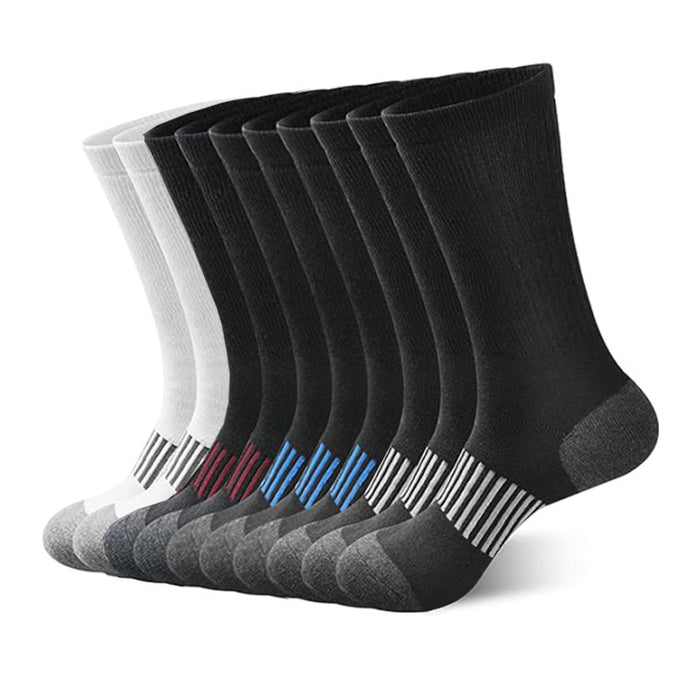 Wholesale cotton socks basketball sports tube socks spring and summer men' s black and white long tube socks