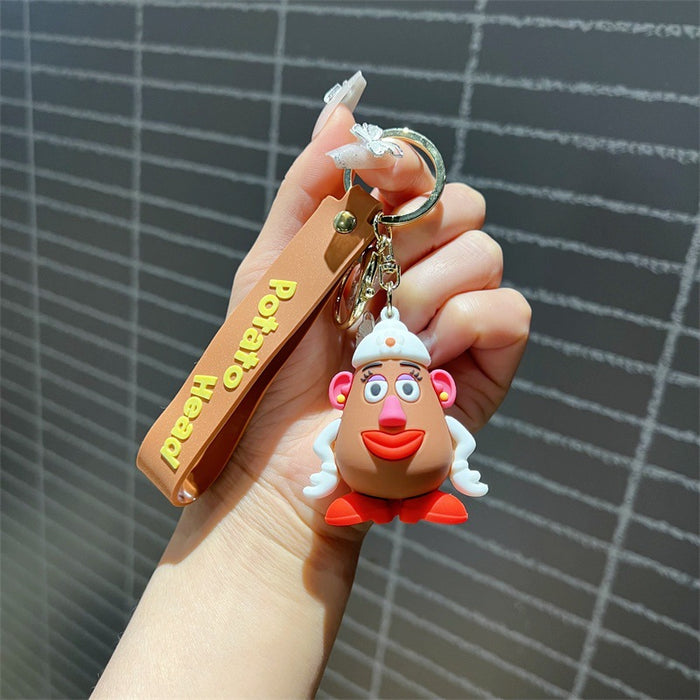 Wholesale Creative Cartoon Cute PVC Soft Keychains JDC-KC-JinB025