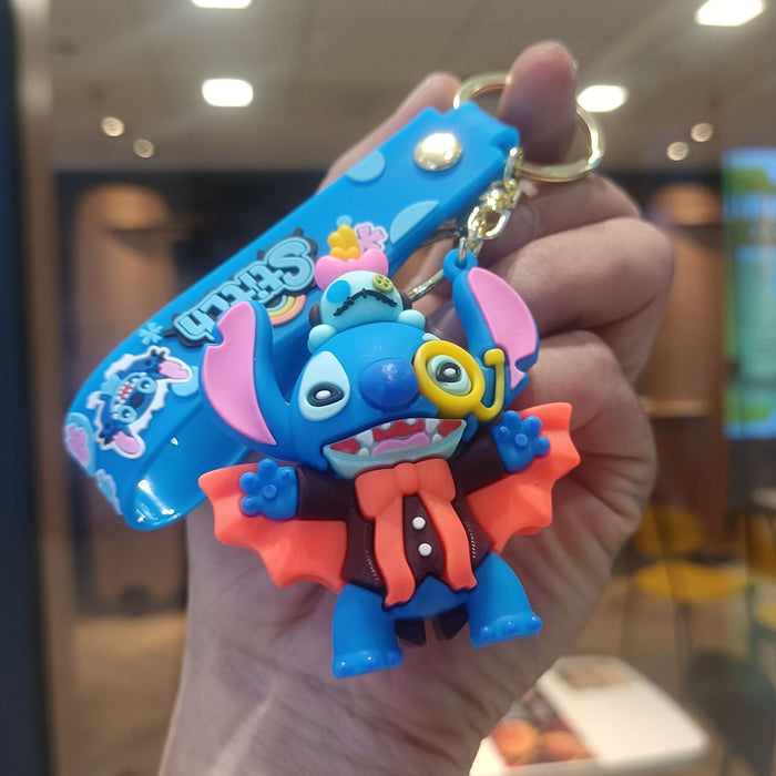 Wholesale Cartoon keychain figurine costume pendant student backpack keychain claw machine small gift