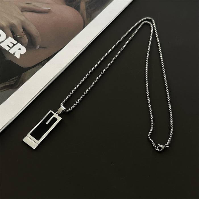 Wholesale Titanium Steel Creative Necklace Sweater Chain JDC-NE-hanbo002