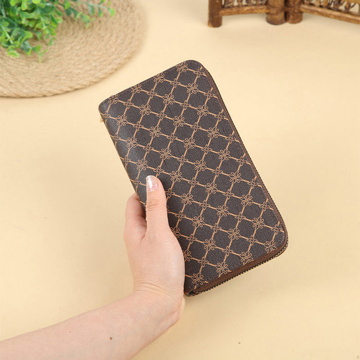 Wholesale Long Zipper Large Capacity PU Wallet JDC-WT-HNG002