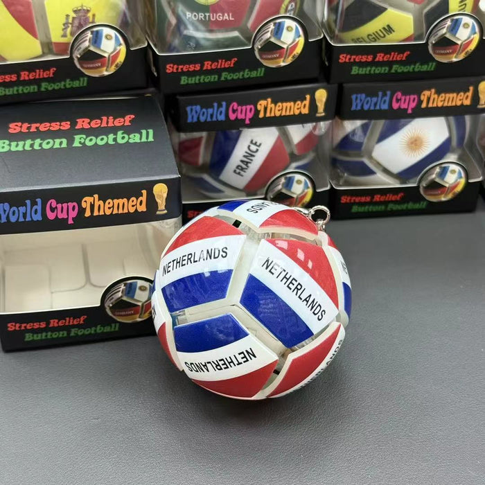 Wholesale 2026 Press Light Soccer Stress Toy Keychain Boutique Gift MOQ: 2