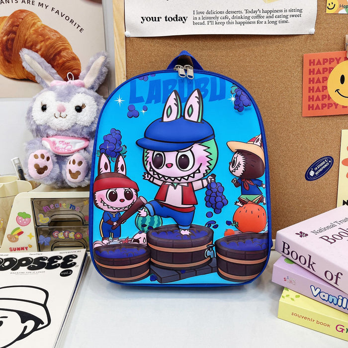 Wholesale Bag Cloth Backpack for Boys and Girls Kindergarten School Bag Baby Cartoon Hard Shell Bag