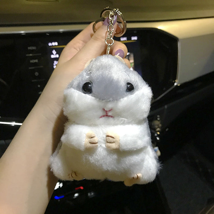 Wholesale Cute Plush Hamster Doll Keychain JDC-KC-KuM015