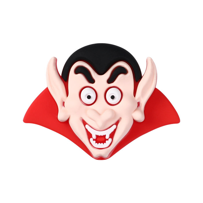 Wholesale 20pcs  bat silicone beads accessories party decorations beaded three-dimensional ghost beads