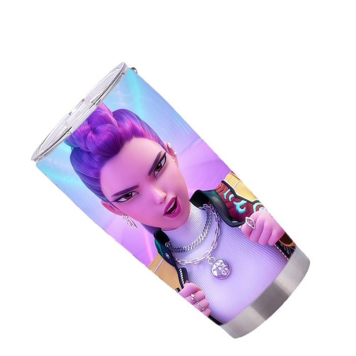 Wholesale 20oz K-pop Cartoon Print Stainless Steel Insulated Cup