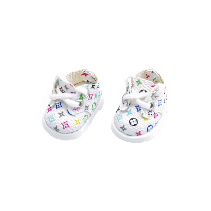 Wholesale Shoes Cotton Doll Clothes Pendant Leather Shoes