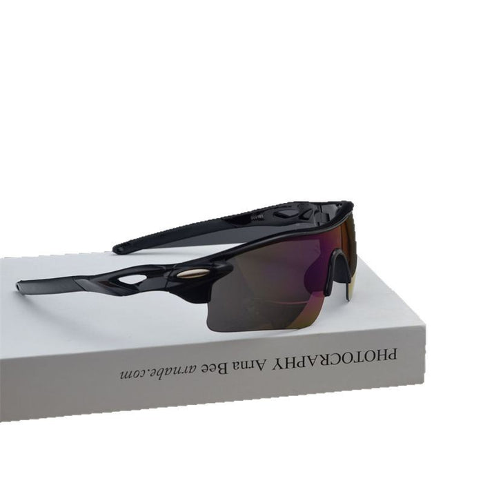 Wholesale Punk style one-piece sunglasses, personalized eye protection sunglasses