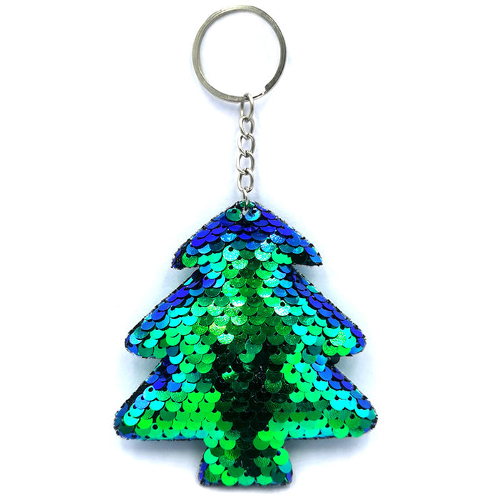 Wholesale Reflective Shiny Animal Plant Keychain PET Sequins Fashion Bag Car Pendant DIY Clothing Accessories JDC-KC-QS001