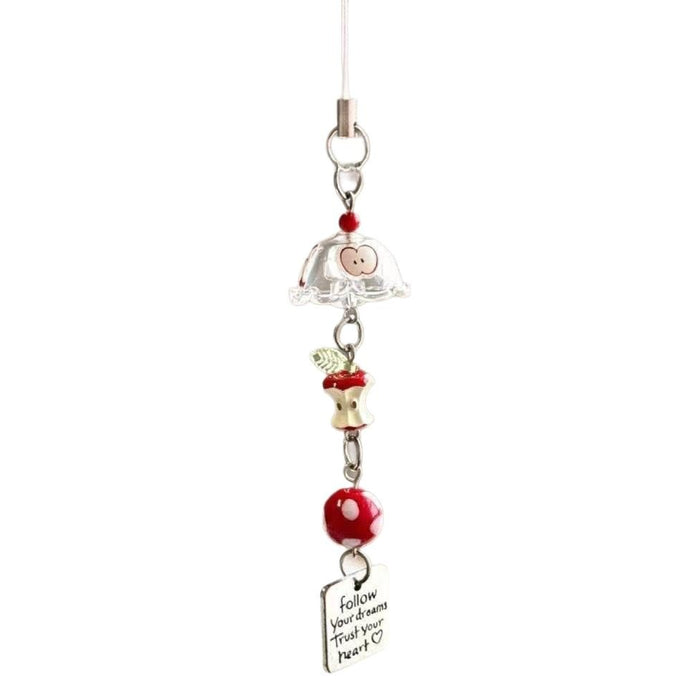 Wholesale apple wind chime phone case pendant bracelet beads pendant accessories