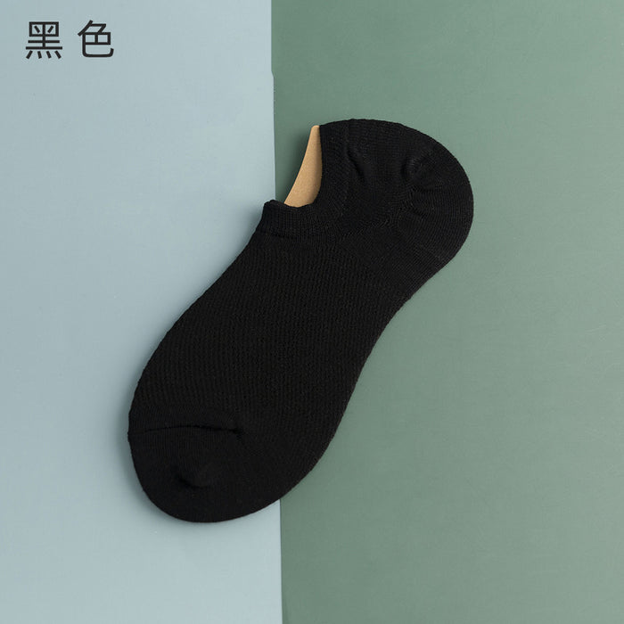 Wholesale Ship Socks Thin Short Socks Anti slip Shallow Mouth Invisible Socks Breathable Pure Cotton Mesh Socks