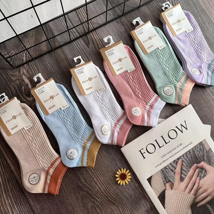 Wholesale Socks, Short Socks, Thin Low cut Sports Socks, Zhuji Cotton Socks, Versatile Women's Socks