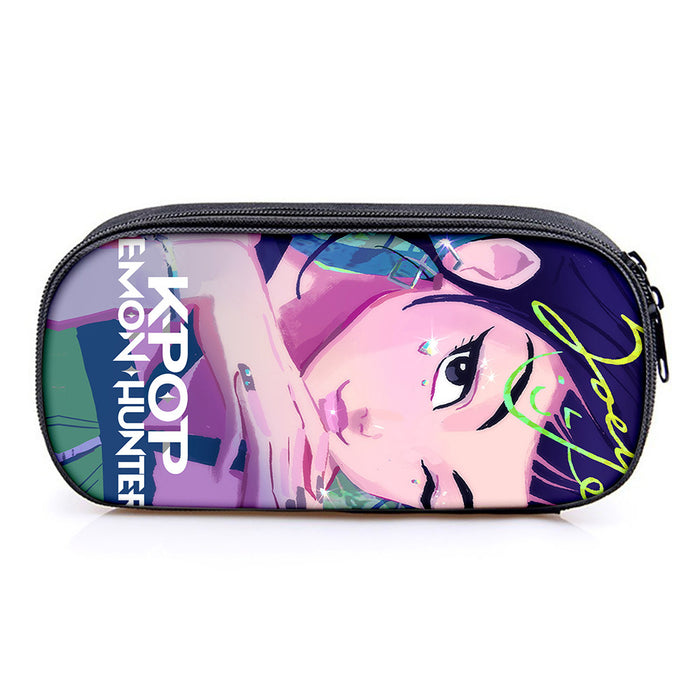 Wholesale K-POP Printed pencil case,  primary and secondary school stationery bag