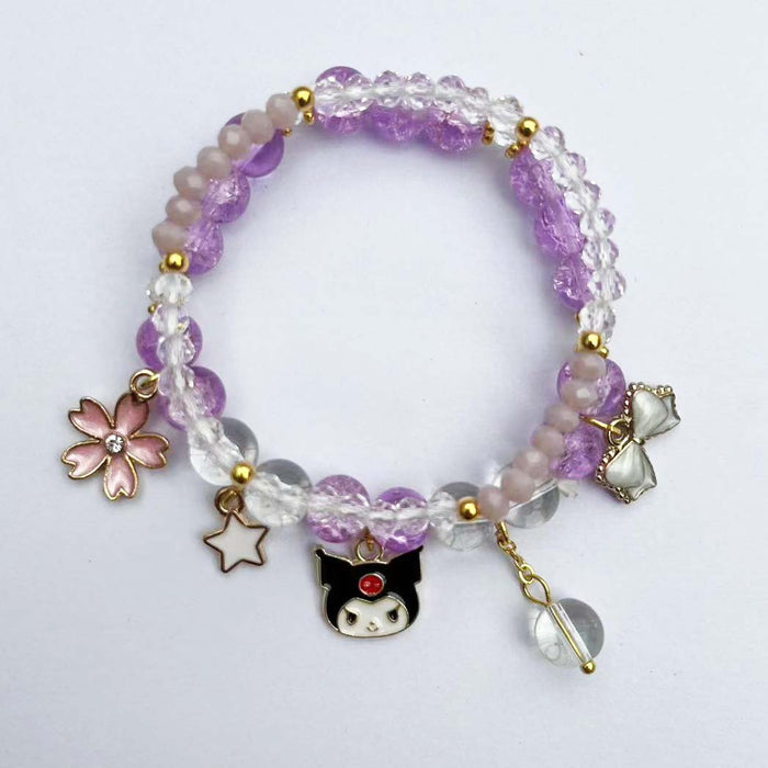 Wholesale Crystal Bracelet Pendant Beaded Bracelet Cute and Sweet Girlfriend Gift