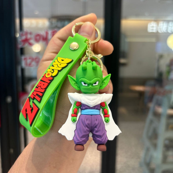 Wholesale 2pcs Anime Keychain Silicone 3D Figure Key Accessory Gift