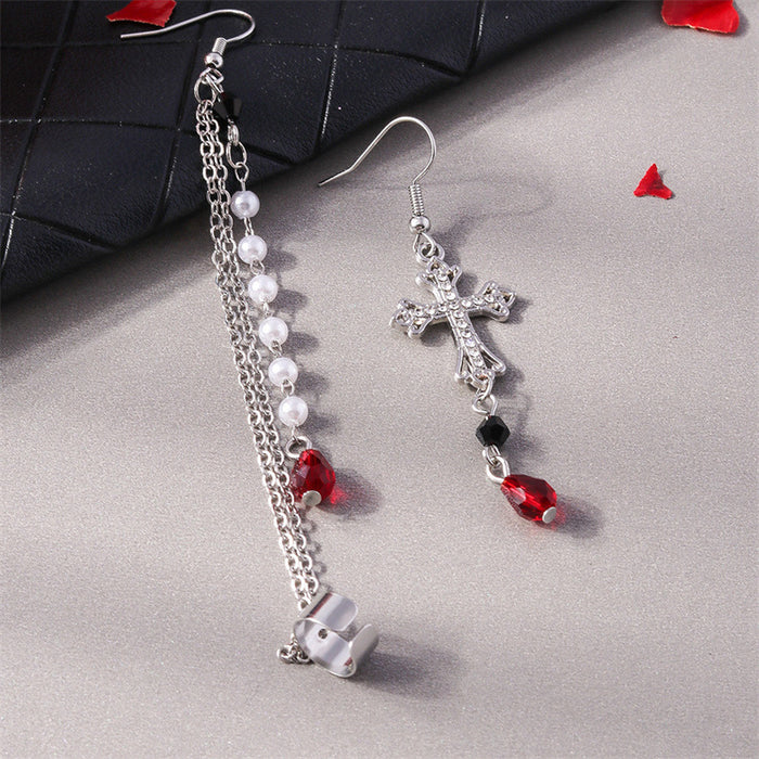Wholesale Halloween Series Earrings Gothic Skull Spider Web Earrings for Women