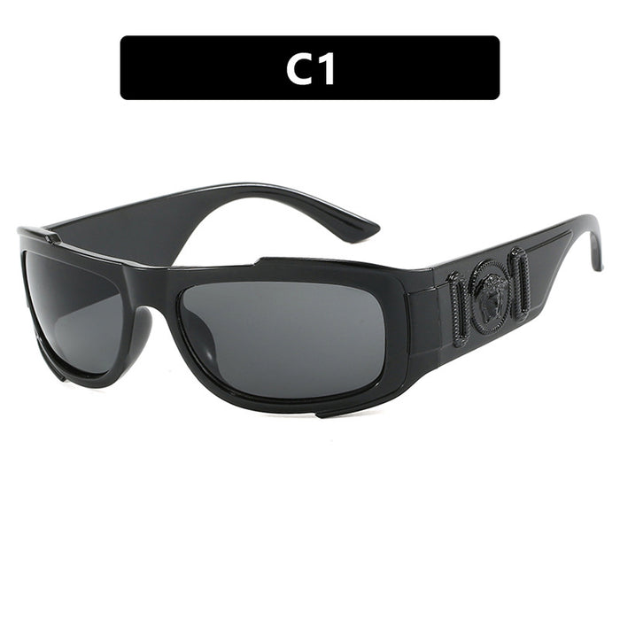 Wholesale One-piece Cycling Small Frame PC Sunglasses JDC-SG-PLS140