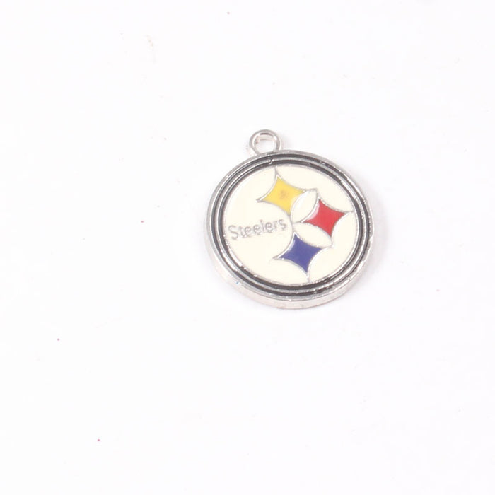 Wholesale Sports Football Drop Oil Team Pendant Mixed logo Drop Oil Sports Series Pendant