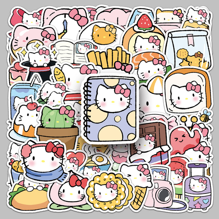 Wholesale 50pcs cat stickers cartoon cute  stickers