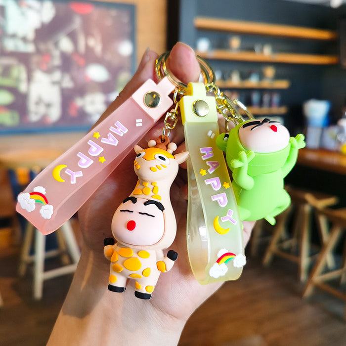 Wholesale Cartoon Silicone Doll Keychain JDC-KC-Tingm305