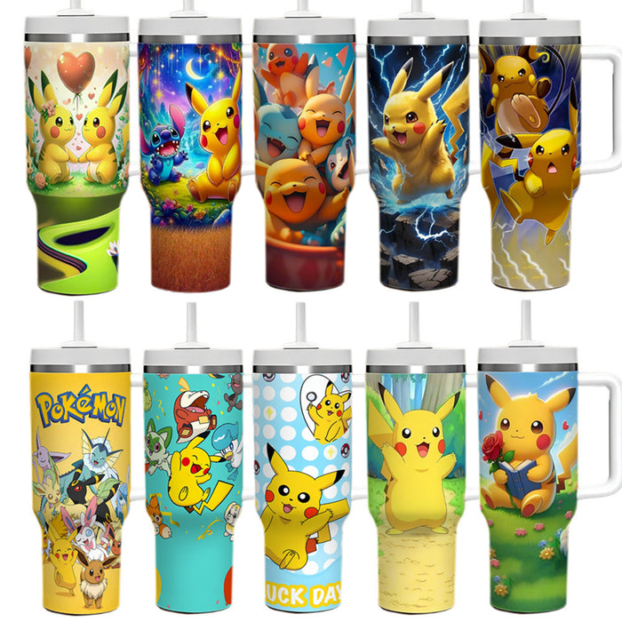 Wholesale 40oz Car Cup  Cartoon Stainless Steel  ice bullies cup Tumbler Thermos Cup