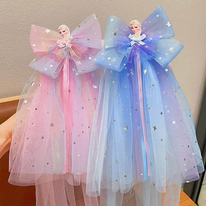 Wholesale Pawl Veil Snow Princess Crown Headwear Hairpin Baby Flower Hair Accessories Hairpin
