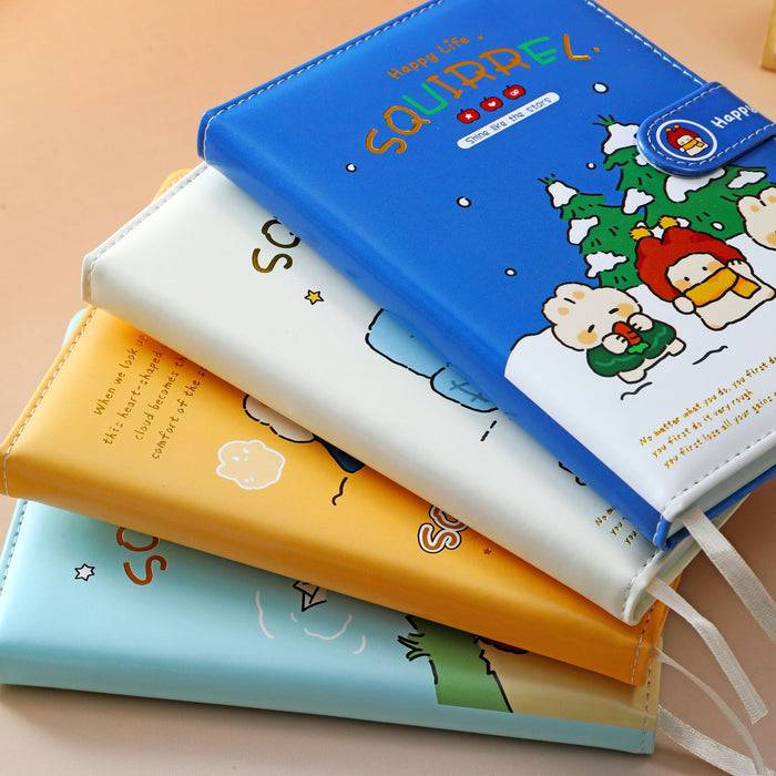 Wholesale Creative Trendy PU Leather Journal Notebook with Magnetic Closure Boutique Pocket Notepad MOQ≥2