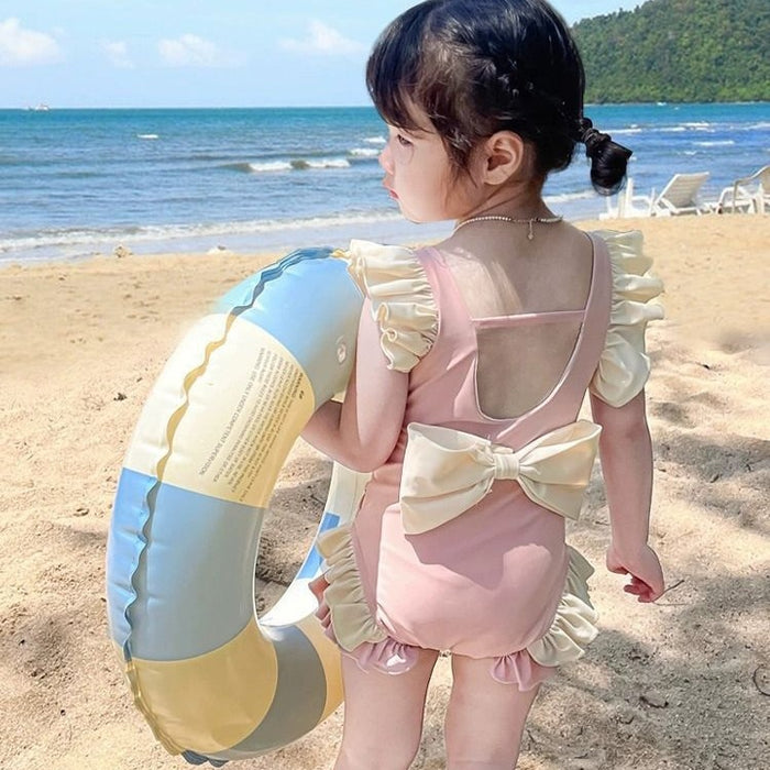 Wholesale Swimsuit girls, children's quick drying one-piece swimsuit, baby swimsuit