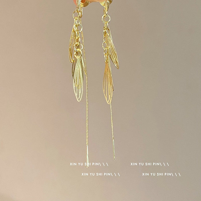 Wholesale Butterfly earrings, light luxury without ear holes and earrings