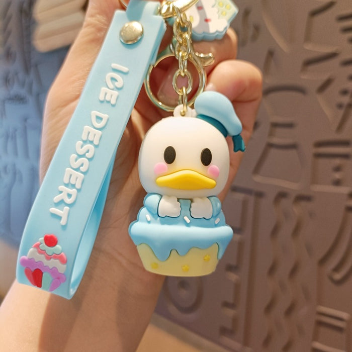 Wholesale Cute 3D Doll Silicone Keychain JDC-KC-MingT146