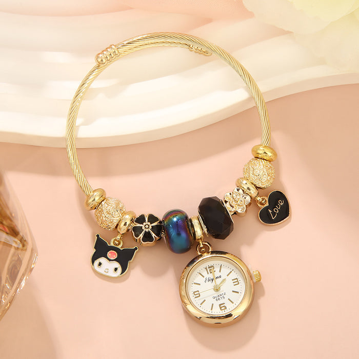 Wholesale Alloy Cartoon Pendant Watch Bracelet MOQ≥2