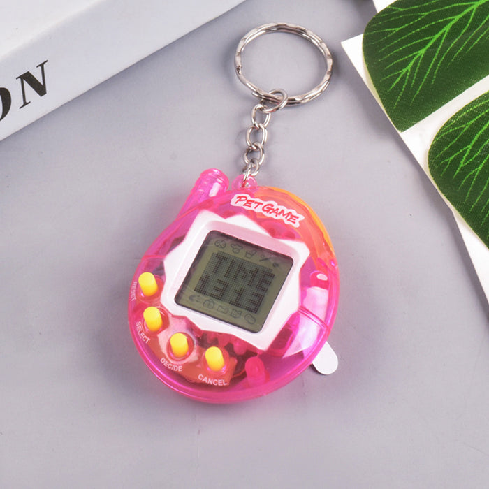 Wholesale Electronic Pet Machine Handheld Game Console Plastic Keychain JDC-KC-BJD003