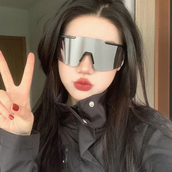 Wholesale Riding goggles, large frame sunglasses, hiking and mountain climbing windproof glasses, UV resistant sunglasses